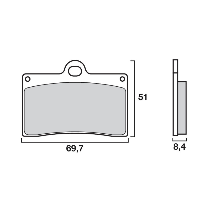 Pack Plaquettes de Frein Avant Brenta pour Bimota Dieci 1000 Biposto (1992) - Métal Fritté - FT4030 Pack Plaquettes de Frein Avant Brenta pour Bimota Dieci 1000 Biposto (1992) - Métal Fritté - FT4030