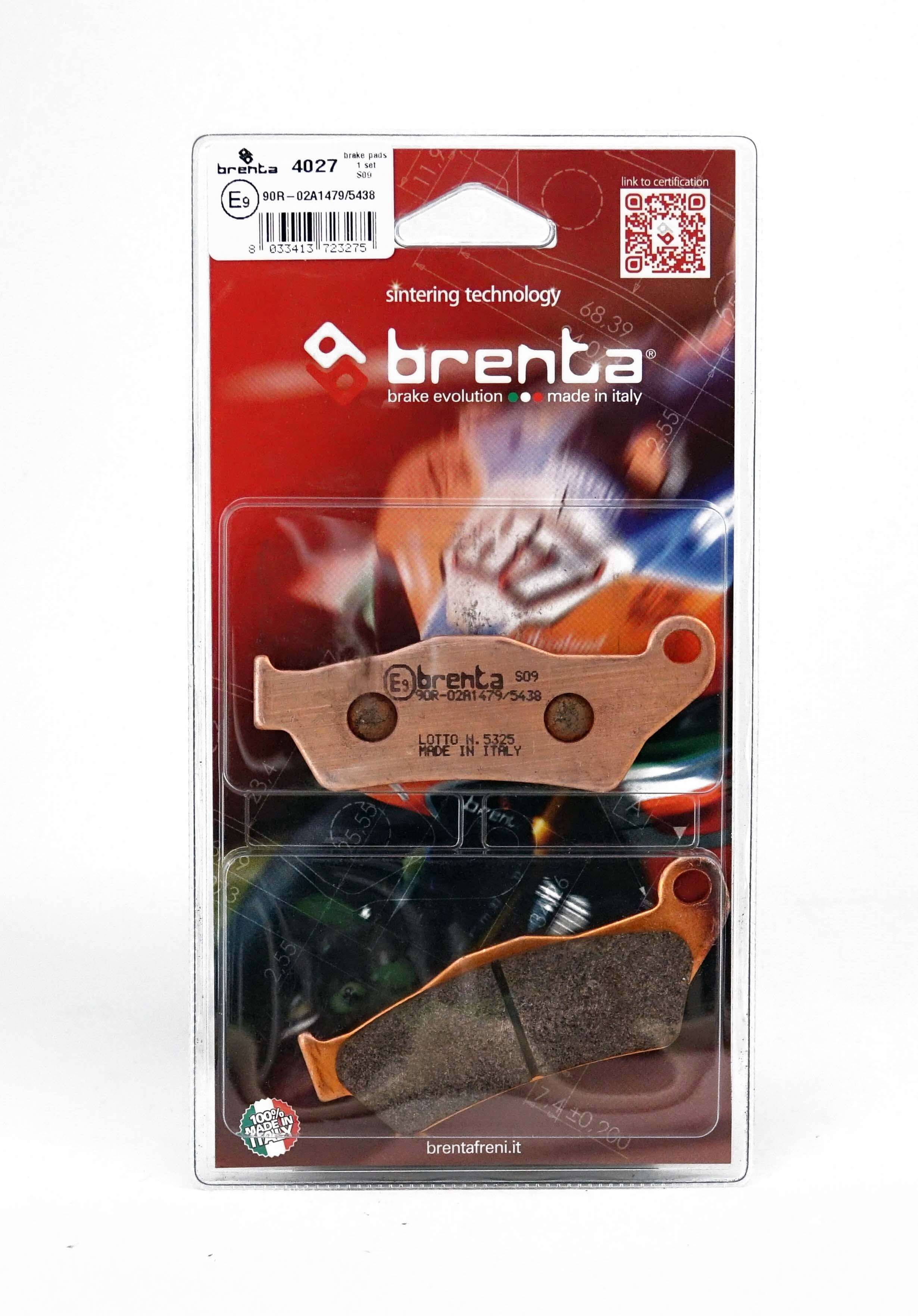 Pack Plaquettes de Frein Avant Brenta pour Cagiva Elefant 900 EC (90-98) - Métal Fritté - FT4027