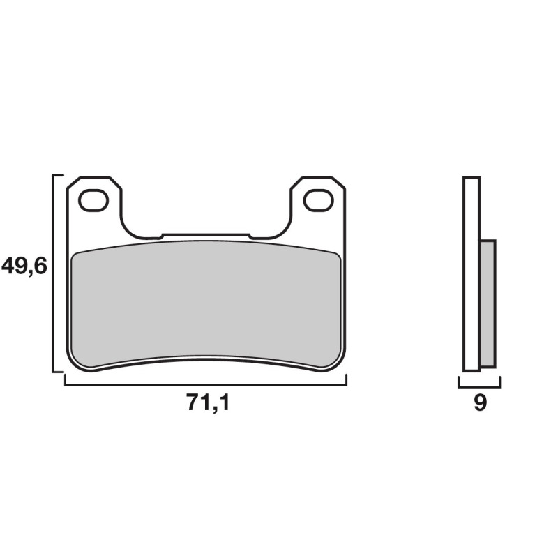 Plaquettes de Frein Avant Brenta pour Suzuki VZR 1800 Intruder M1800R (06-17) - Métal Fritté - BR4117 Plaquettes de Frein Avant Brenta pour Suzuki VZR 1800 Intruder M1800R (06-17) - Métal Fritté - BR4117
