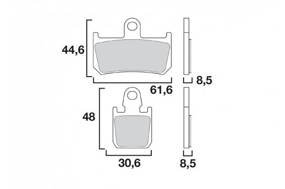 Plaquette de frein Moto Racing Avant Brenta FT5118 - Carbone Céramique Piste Plaquette de frein Moto Racing Avant Brenta FT5118 - Carbone Céramique Piste