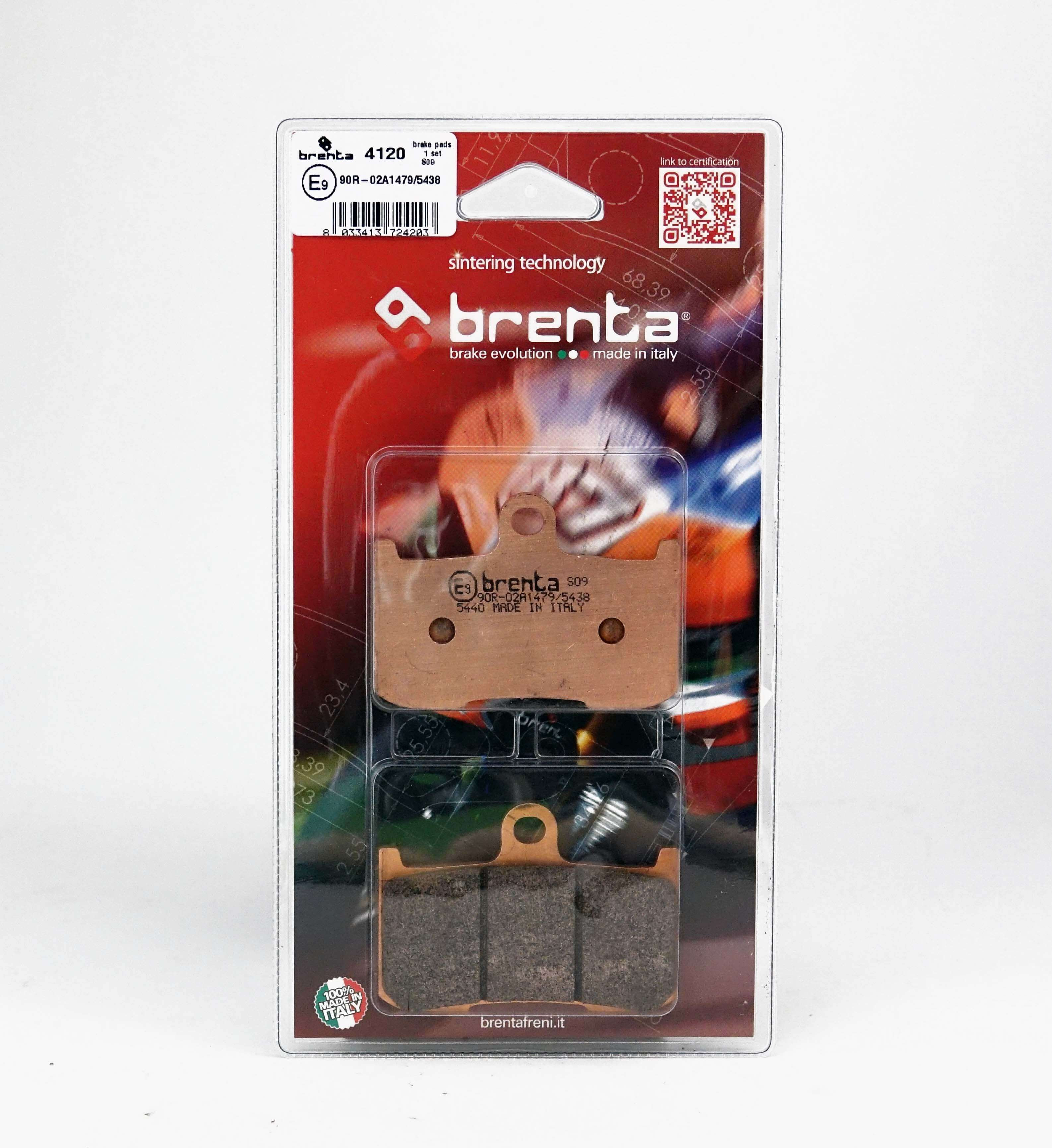 Plaquettes de Frein Avant Brenta pour Indian Chief Dark Horse (11-17) - Métal Fritté - BR4120