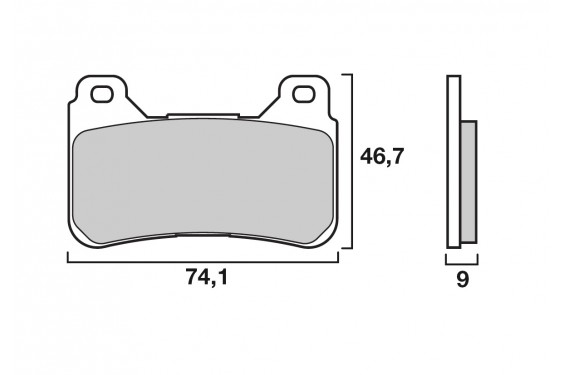 Plaquette de frein Racing Avant Brenta FT5116 - Carbone Céramique Piste Plaquette de frein Racing Avant Brenta FT5116 - Carbone Céramique Piste