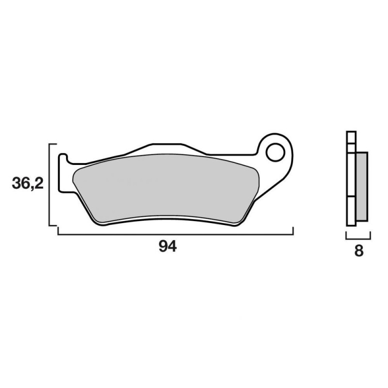 Plaquettes de Frein Avant Brenta pour Triumph Scrambler 900 (23-24) - Métal Fritté - BR4027 Plaquettes de Frein Avant Brenta pour Triumph Scrambler 900 (23-24) - Métal Fritté - BR4027