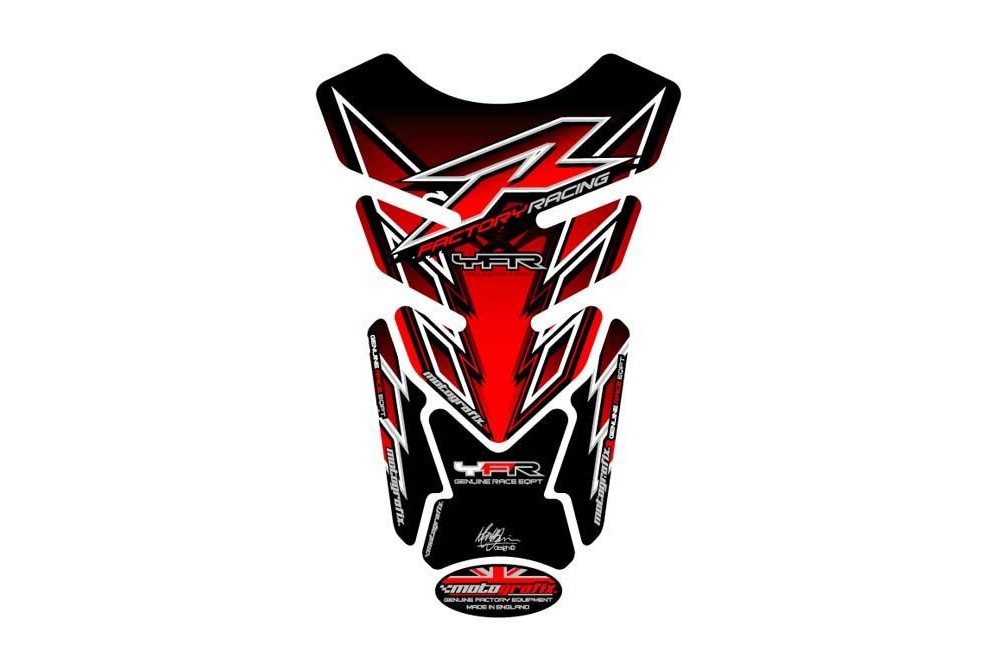 Protège Réservoir Moto Punisher Rouge Et Noir - Adhésif 3D Repositionnable 14x20 Cm