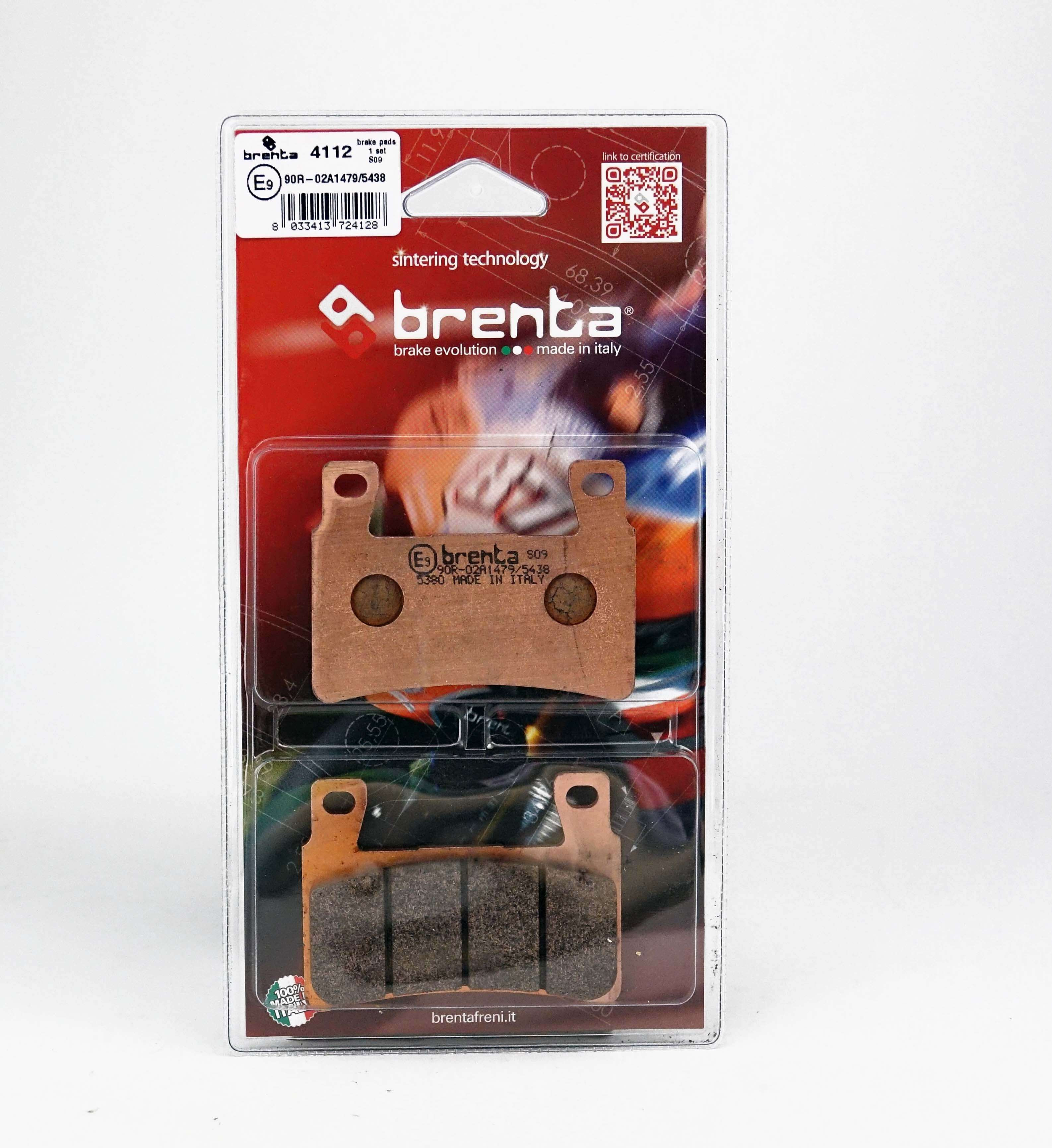 Plaquettes de Frein Avant Brenta pour Hyosung ST7 700 (11-13) - Métal Fritté - BR4112