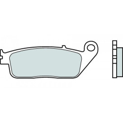 Plaquettes de Frein Avant Brenta pour Honda NC 700 X (12-13) - Métal Fritté - BR4059