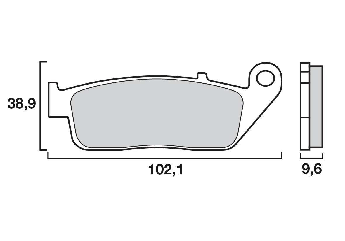 Plaquettes de Frein Avant Brenta pour Honda NC 750 S (14-20) - Métal Fritté - BR4071