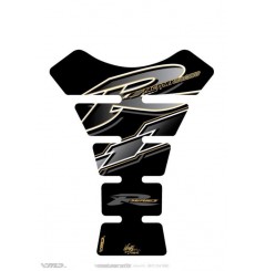 Protection de Réservoir Moto Universel Noir - Gris - Or pour Yamaha