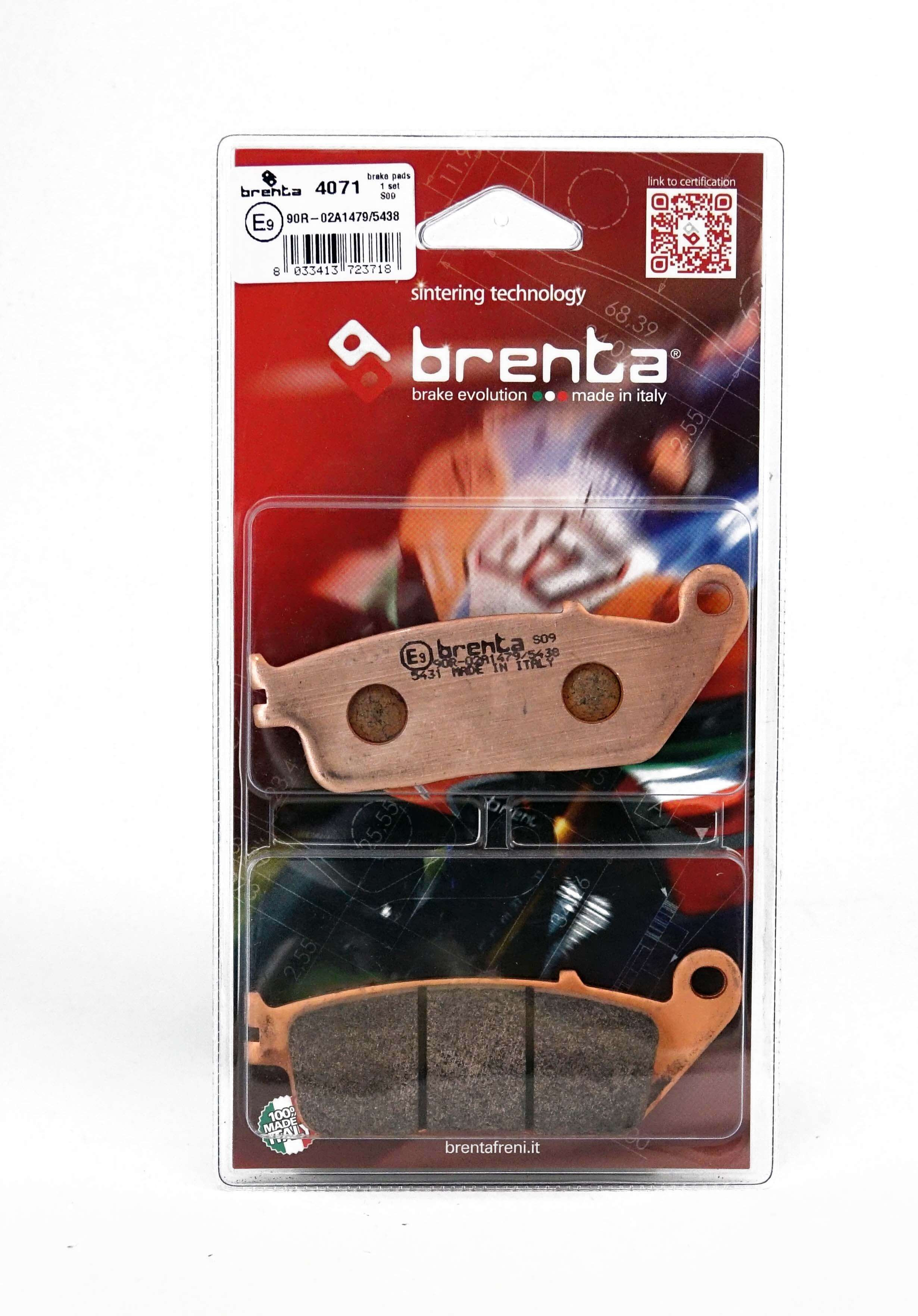 Plaquettes de Frein Arrière Brenta pour Triumph Legend 900 TT (98-01) - Métal Fritté - BR4071