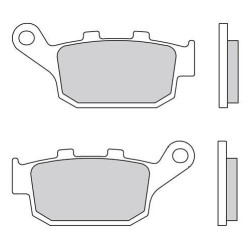 Plaquettes de Frein Arrière Brenta pour Suzuki SV 650 X (18-24) - Métal Fritté - BR4155