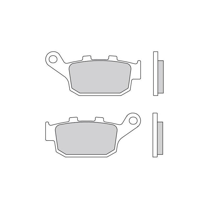 Plaquettes de Frein Arrière Brenta pour Kawasaki Z 800 (13-16) - Métal Fritté - BR4155 Plaquettes de Frein Arrière Brenta pour Kawasaki Z 800 (13-16) - Métal Fritté - BR4155