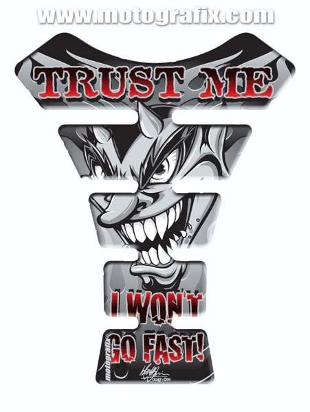 Protection de Réservoir Moto Universel DEMON Noir