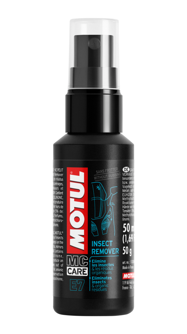 INSECT REMOVER Motul Moto MC Care E7, Élimine les Insecte