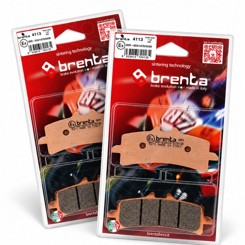Pack Plaquettes de Frein Avant Brenta pour Ducati Panigale V4 (18-24) - Métal Fritté - BR4113 Pack Plaquettes de Frein Avant Brenta pour Ducati Panigale V4 (18-24) - Métal Fritté - BR4113