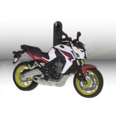 Porte-Clefs 3D HONDA CB 650 F Blanc / Bordeaux