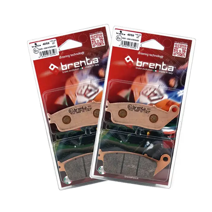 Pack Plaquettes de Frein Avant Brenta pour Honda ST 1100 Pan European (90-95) - Métal Fritté - BR4059