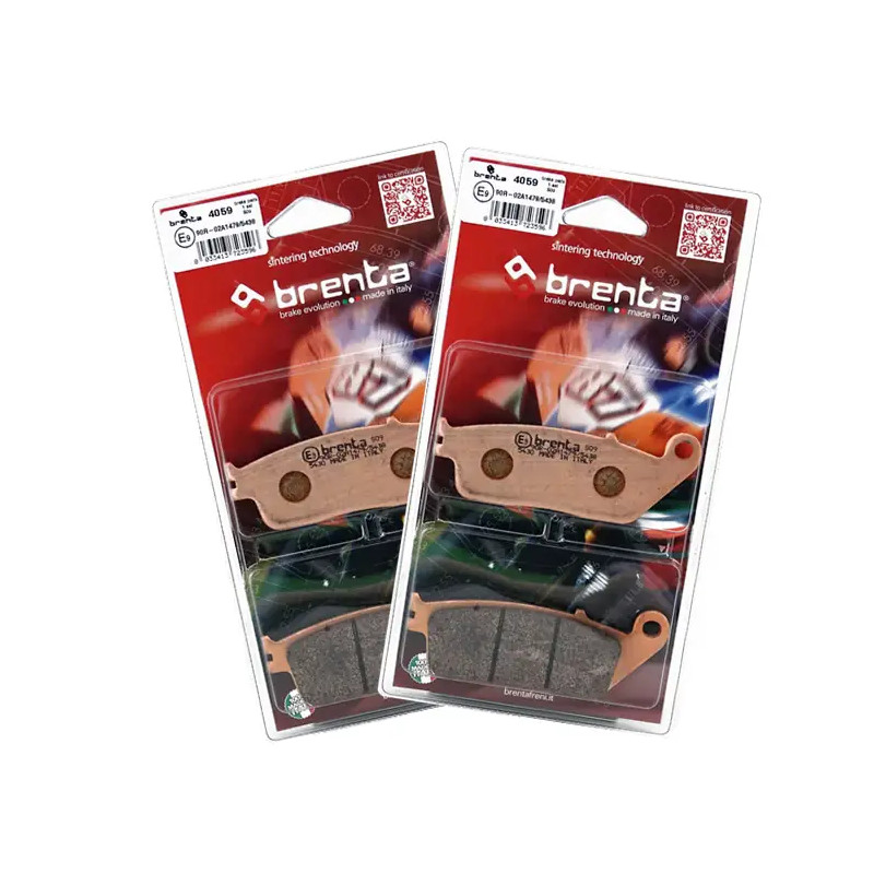 Pack Plaquettes de Frein Avant Brenta pour Honda GL 1500 Valkyrie F6C2 (1997) - Métal Fritté - BR4059 Pack Plaquettes de Frein Avant Brenta pour Honda GL 1500 Valkyrie F6C2 (1997) - Métal Fritté - BR4059