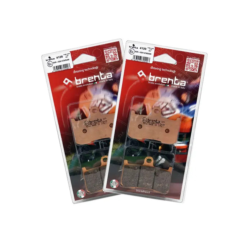 Pack Plaquettes de Frein Avant Brenta pour Kawasaki Z 800 (13-16) - Métal Fritté - BR4120 Pack Plaquettes de Frein Avant Brenta pour Kawasaki Z 800 (13-16) - Métal Fritté - BR4120