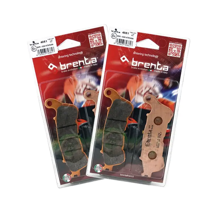 Pack Plaquettes de Frein Avant Brenta pour Honda CTX 1300 (2014) - Métal Fritté - BR4081