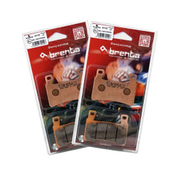Pack Plaquettes de Frein Avant Brenta pour Honda VTR 1000 SP2 (02-06) - Métal Fritté - BR4112