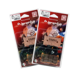 Pack Plaquettes de Frein Avant Brenta pour Honda CRF 1100 L Africa Twin (20-25) - Métal Fritté - BR4176