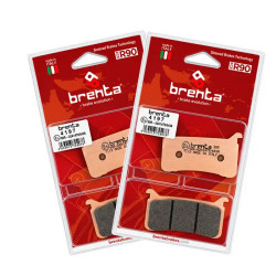 Pack Plaquettes de Frein Avant Brenta pour Honda VFR 800 F (17-21) - Métal Fritté - BR4197