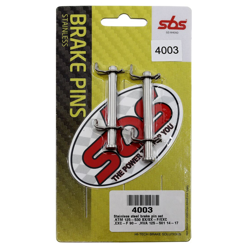 Axes de plaquettes de frein SBS pour Husqvarna CR 125 (05-13) - 4003 Axes de plaquettes de frein SBS pour Husqvarna CR 125 (05-13) - 4003