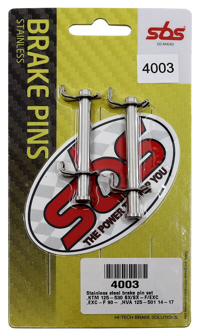 Axes de plaquettes de frein SBS pour Husqvarna TE 511 (11-13) - 4003