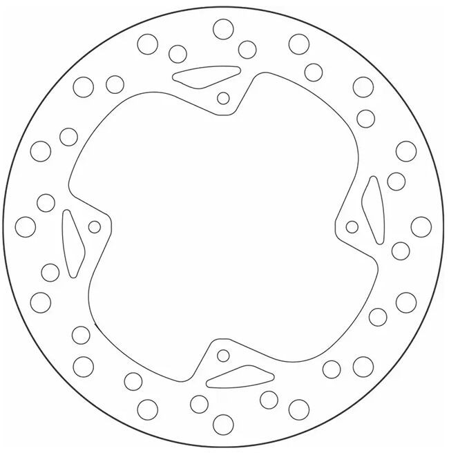Disque de frein Arrière SBS pour HM Moto CRM-F 450 X (07-12) - 5098