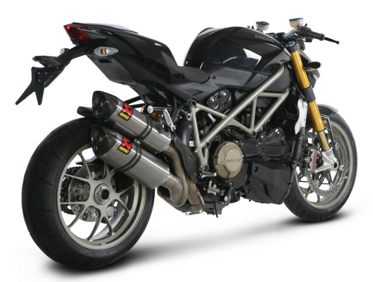 Silencieux Titane Akrapovic Homologué Ducati Streetfighter / S 1100 (09-15)