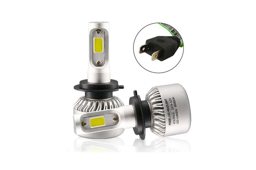 Ampoules LED Ventilées 360° Moto H7 75W Compactes NEXT TECH Street