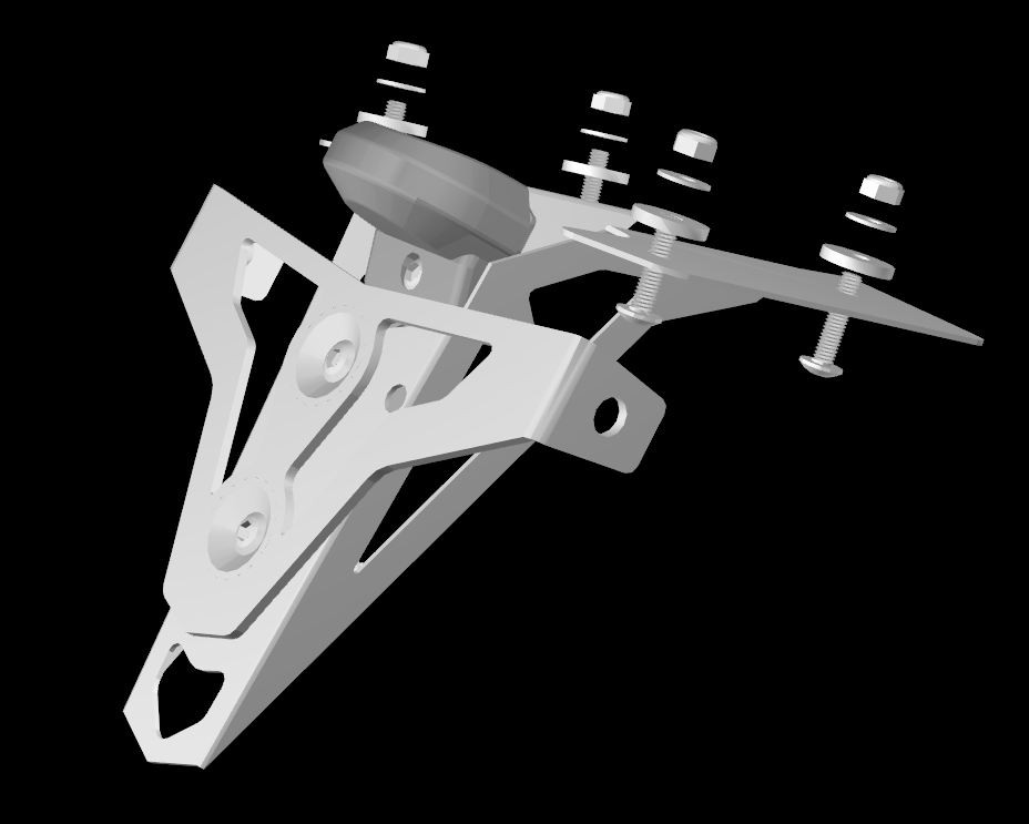 Support de plaque Top Block pour Kawasaki ZX10R (04-05)