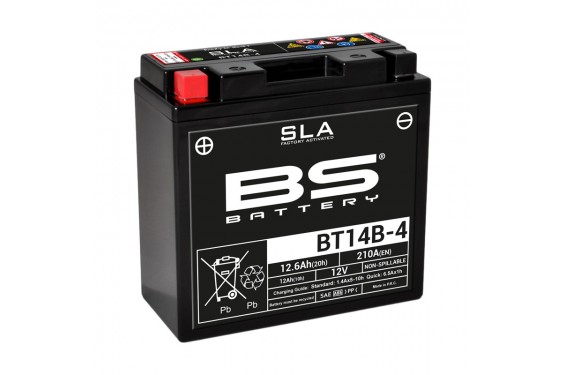 Batterie Moto BT14B-4 SLA BS Battery Batterie Moto BT14B-4 SLA BS Battery