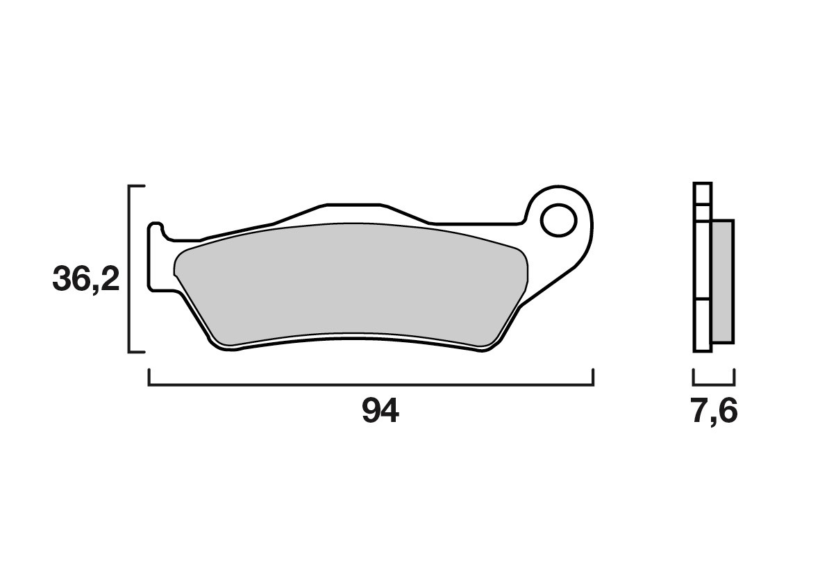 Plaquette de Frein Moto Avant CL Brakes 2352A3+ - Métal Fritté Route