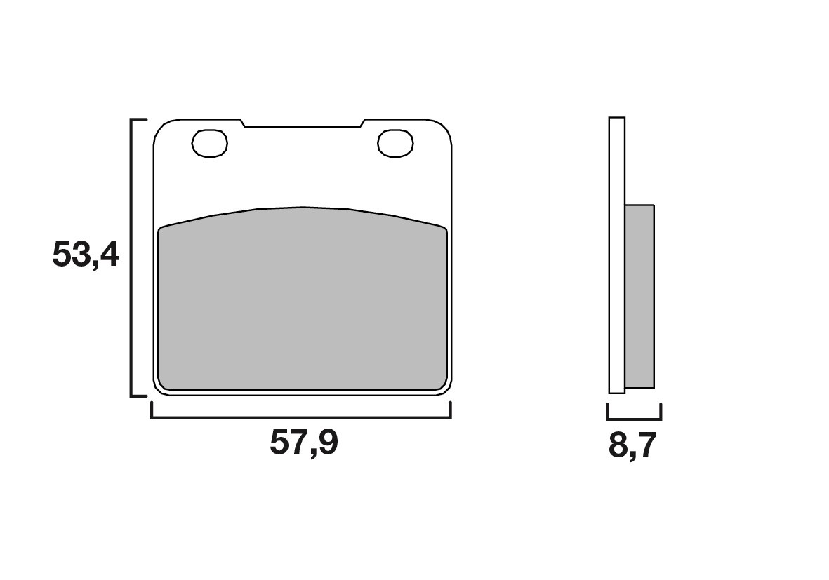 Plaquette de Frein Moto Avant CL Brakes 2280A3+ - Métal Fritté Route