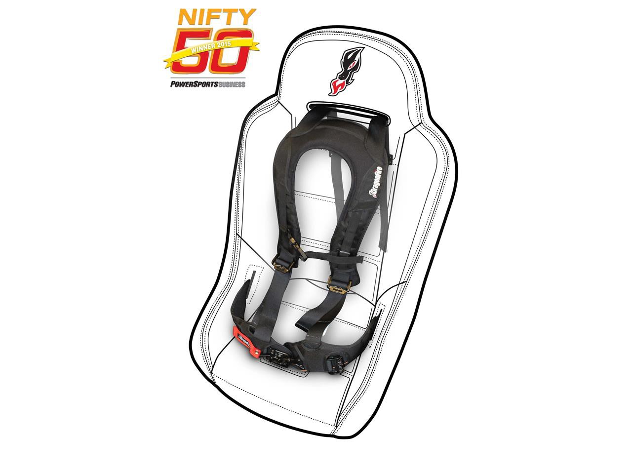 Harnais Evo Noir 4 Points DRAGONFIRE pour SSV