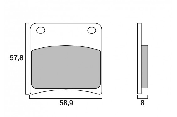 Plaquette de Frein Moto Avant CL Brakes 2281A3+ - Métal Fritté Route Plaquette de Frein Moto Avant CL Brakes 2281A3+ - Métal Fritté Route