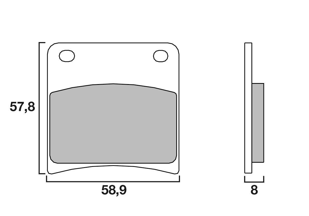 Plaquette de Frein Moto Avant CL Brakes 2281A3+ - Métal Fritté Route