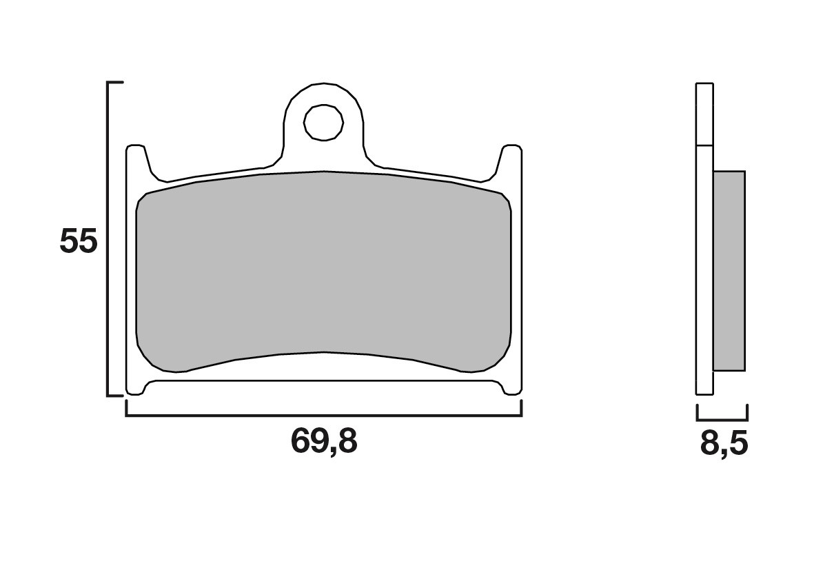 Plaquette de Frein Moto Avant CL Brakes 2246A3+ - Métal Fritté Route