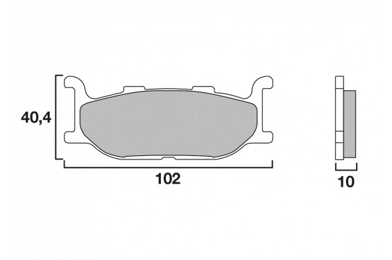 Plaquette de Frein Moto Avant CL Brakes 2391A3+ - Métal Fritté Route Plaquette de Frein Moto Avant CL Brakes 2391A3+ - Métal Fritté Route