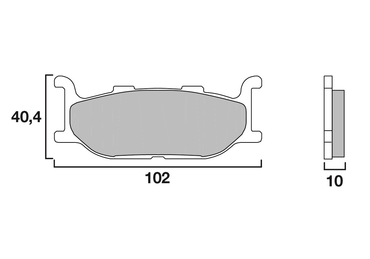 Plaquette de Frein Moto Avant CL Brakes 2391A3+ - Métal Fritté Route