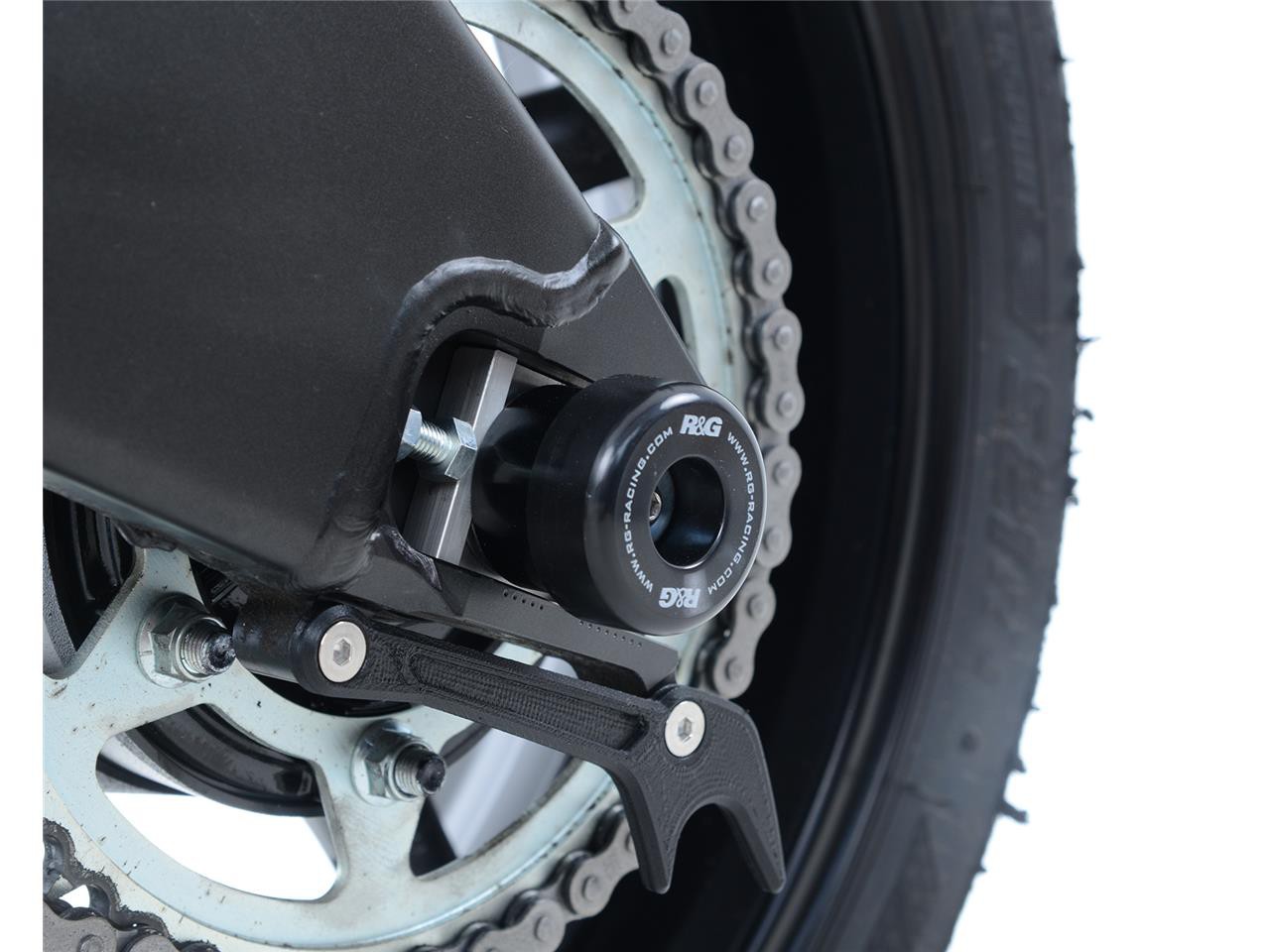 Roulettes de Bras Oscillant R&G pour Yamaha R6 (06-18) - SP0078BK