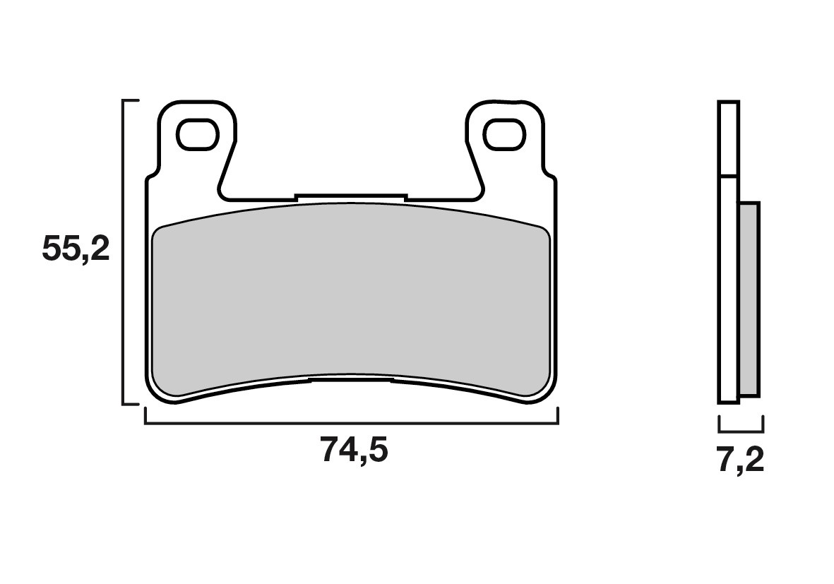 Plaquette de Frein Moto Avant CL Brakes 2711A3+ - Métal Fritté Route