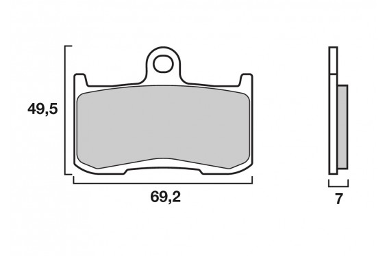 Plaquettes de Frein Moto Avant CL Brakes 1083A3+ - Métal Fritté Route Plaquettes de Frein Moto Avant CL Brakes 1083A3+ - Métal Fritté Route
