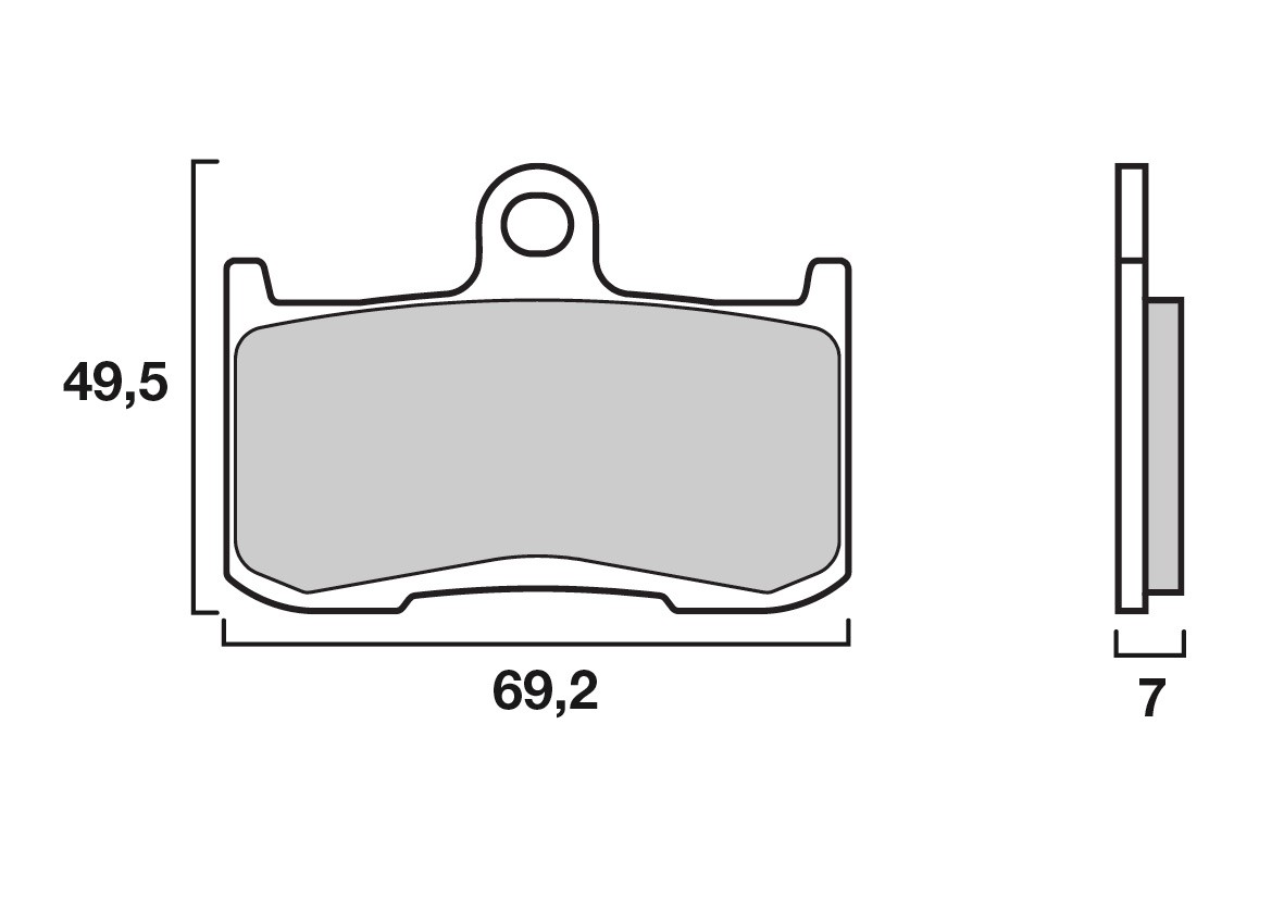 Plaquettes de Frein Moto Avant CL Brakes 1083A3+ - Métal Fritté Route