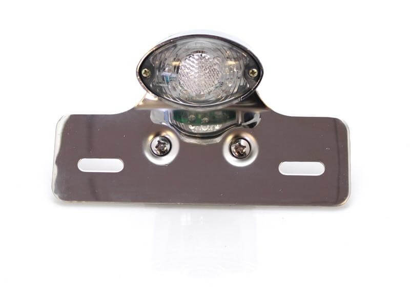 Feux arrière universel Chrome Oval