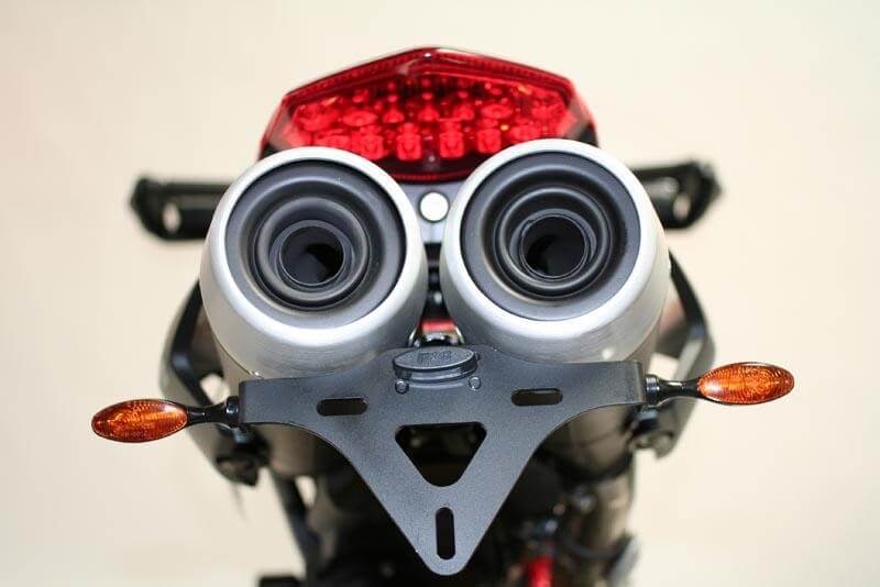 Support de Plaque R&G pour Ducati Hypermotard 796 (10-15) Hypermotard 1100 (07-14) - LP0054BK