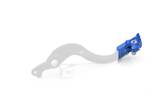 Embout Pliable et Interchangeable Bleu de Pédale de Frein Moto