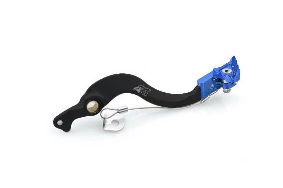 Pédale de Frein Alu Anodisé Noir et Bleu ART Moto pour KTM EXC-F250 (08-16) EXC-F350 (12-16) 