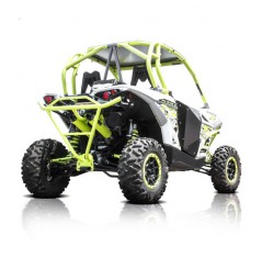 Double Silencieux HMF Vert Venom Pour Can Am Maverick 1000 Turbo (15-17)